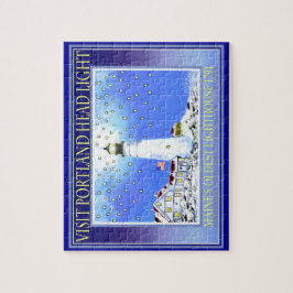 Puzzle Portland Puzzel ligero principal con lata por