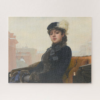 Puzzle Portrait of an Unknown Woman, Ivan Kramskoi