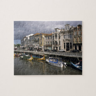 Puzzle Portugal, Aveiro. Moliceiros (recolección de algas