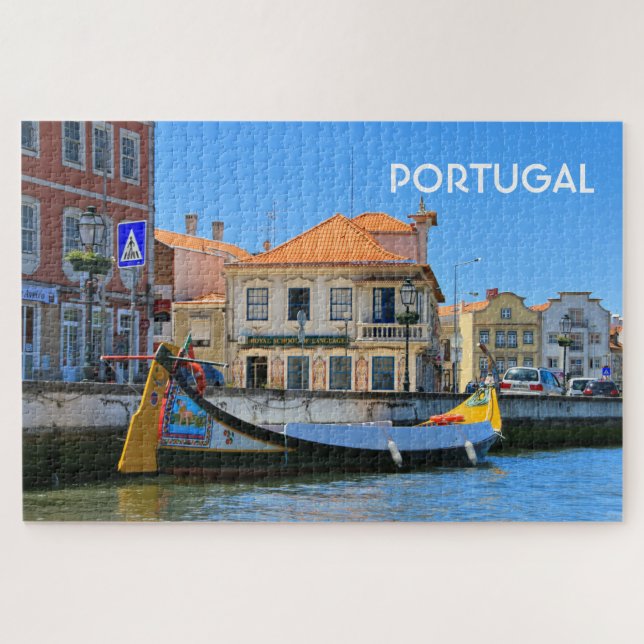 Puzzle Portugal: Aveiro y barco (Horizontal)