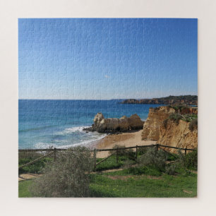Puzzle portugal, azul, paisaje, verano, playa, costa,