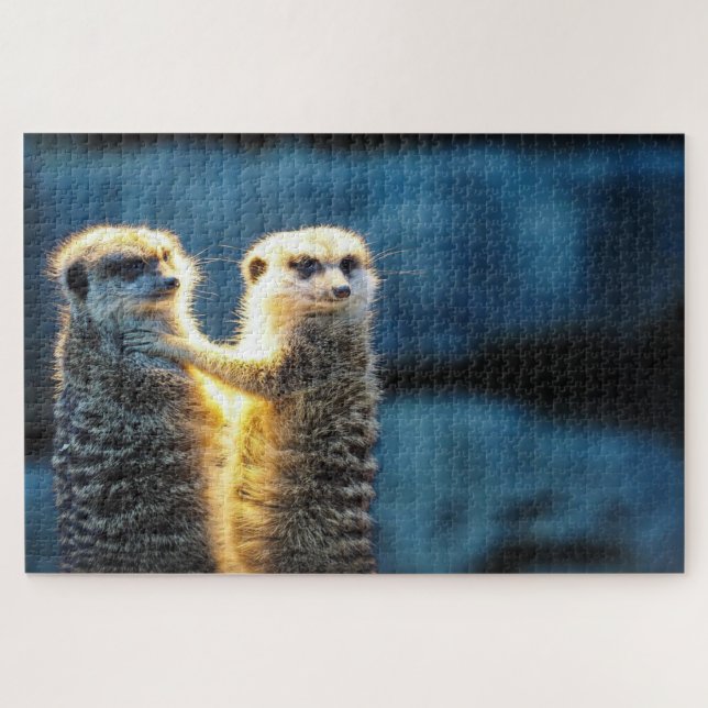 Puzzle Posando meerkats (Horizontal)