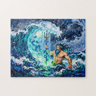 Puzzle Poseidón Dios del Mar