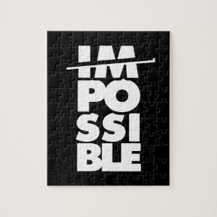 Puzzle Posibles palabras imposibles, motivadoras