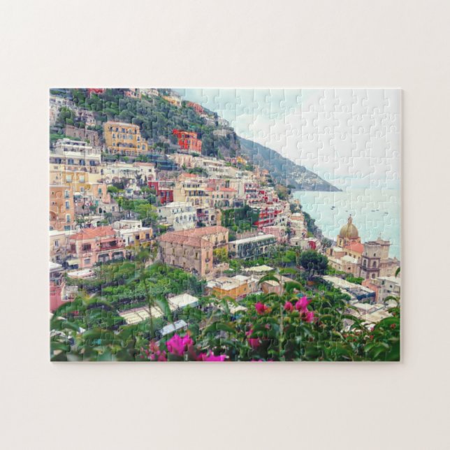 Puzzle Positano Amalfi Costa Italia hermosa vista italian (Horizontal)