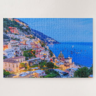 Puzzle Positano, Costa Amalfitana, Italia.