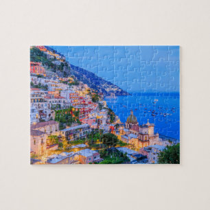 Puzzle Positano, Costa Amalfitana, Italia.