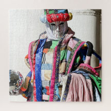 Postal de colores espectaculares de carnaval venez