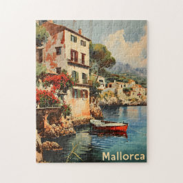 Puzzle Postal de época mallorquina con encanto