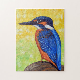 Puzzle Postal de Pintura de Martín Pescador