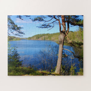 Puzzle postal de Suecia