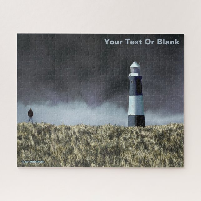 Puzzle Postal del faro de Spurn Point (Horizontal)