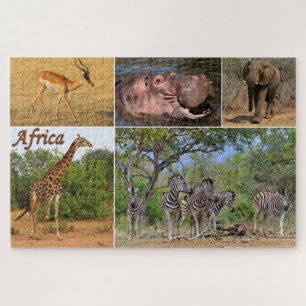 Puzzle Postales de África