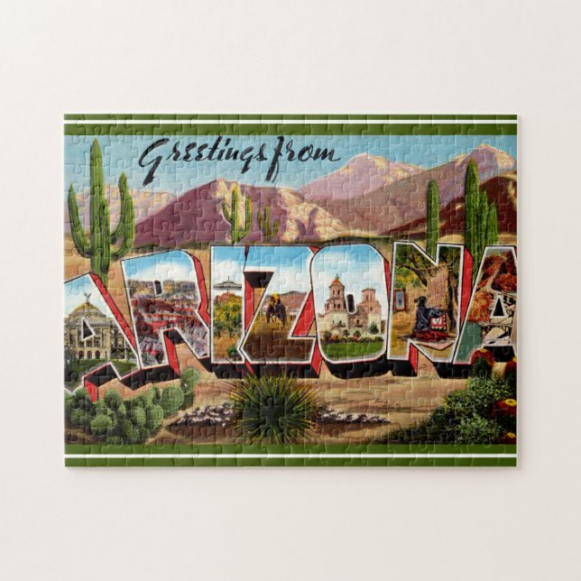 Puzzle Postales de bienvenida de Arizona (Horizontal)