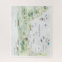 Puzzle Postales de viaje de acuarela | Puerto Vallarta