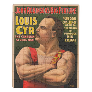 Puzzle Poster Circus Mostrando El Cicr Louis Con Los Braz
