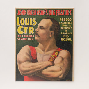 Puzzle Poster Circus Mostrando El Cicr Louis Con Los Braz