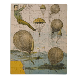 Puzzle Poster De Circo De Un Balón Aéreo