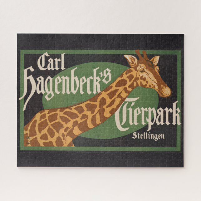 Puzzle Poster de circo Tierpark de Carl Hagenbeck (Horizontal)