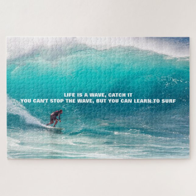 Puzzle Poster DE CITA DE SURF (Horizontal)