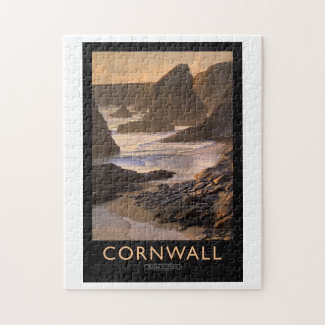 Puzzle Poster de Cornwall Railway (Vertical)