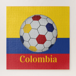 Puzzle Póster de fútbol de Colombia