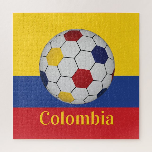 Puzzle Póster de fútbol de Colombia (Vertical)