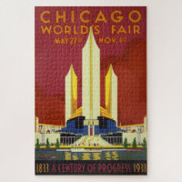 Poster de la Feria Mundial de la Antigua Chicago