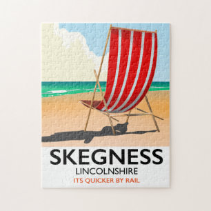 Puzzle Póster de la playa Skegness Lincolnshire