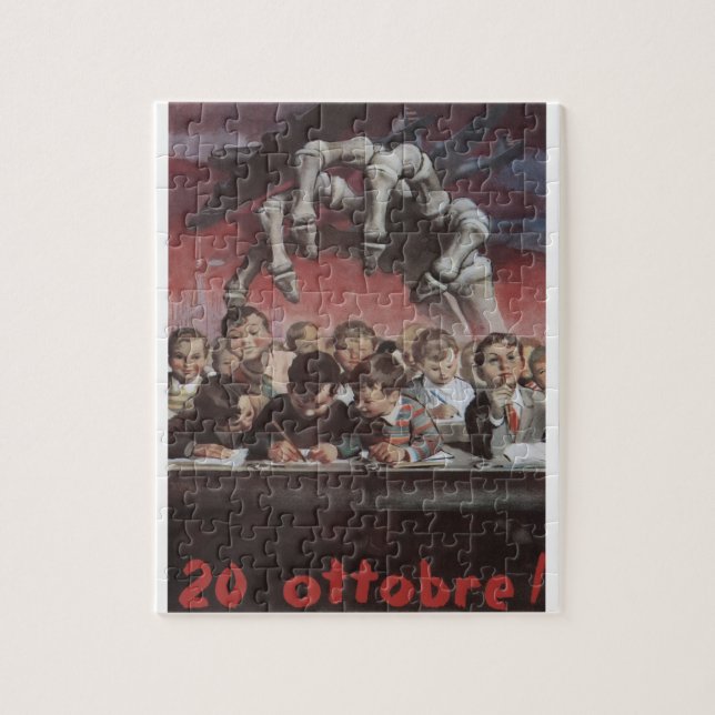 Puzzle Poster de la propaganda de octubre (Vertical)