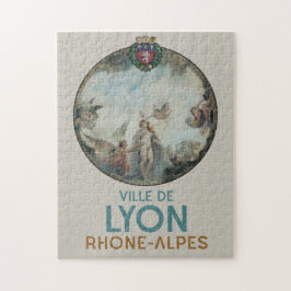 Puzzle Poster de Lyon vintage