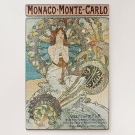 Puzzle Poster de Mont-Carlo por Alphonse Mucha