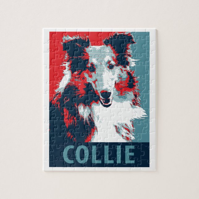 Puzzle Poster de parodias de Collie Hope (Vertical)