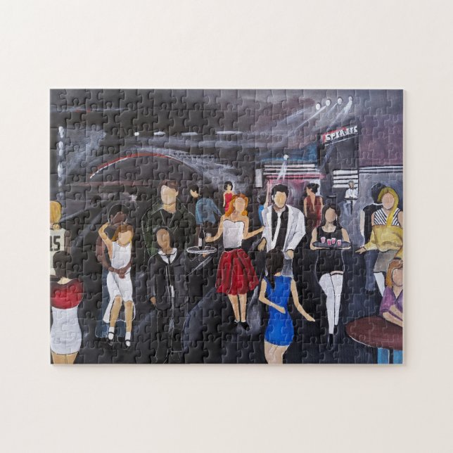Puzzle Póster de pintura sin control de Alfred Fox (Horizontal)