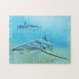Puzzle Poster de tiburones