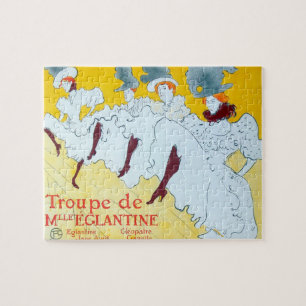 Puzzle Póster de Toulouse Lautrec Bailarina Amarilla