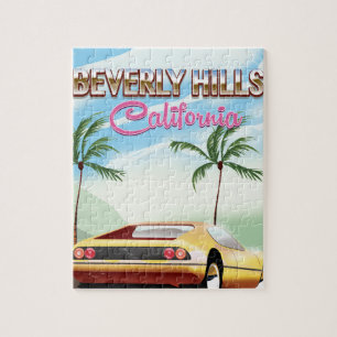 Puzzle Póster de vacaciones de Beverly Hills