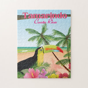 Puzzle Póster de vacaciones en la playa Tamarindo Costa R