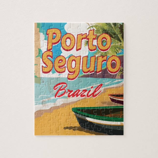 Puzzle Poster de Vacaciones Porto Seguro Brazil (Vertical)