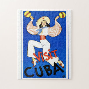 Puzzle Poster de viaje de Cuba