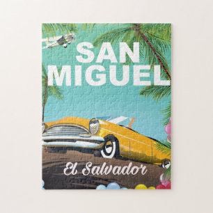 Puzzle Poster de viaje de San Miguel El Salvador