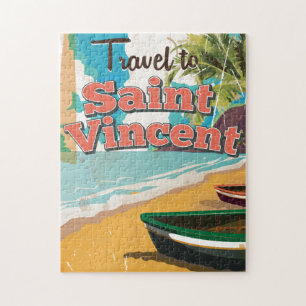 Puzzle Poster de viajes de San Vicente.