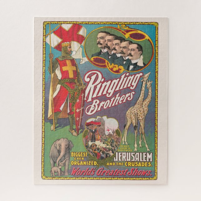 Puzzle Poster del circo de los hermanos de la ringling de (Vertical)