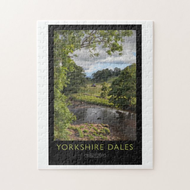 Puzzle Poster del ferrocarril de Yorkshire Dales (Vertical)