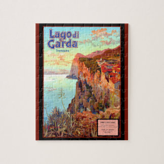 Puzzle Poster del lago Garda