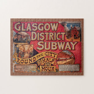 Puzzle Poster del Metro de Glasgow