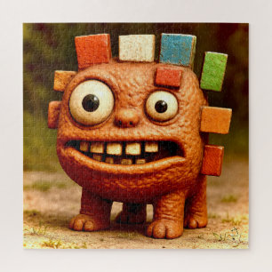 Puzzle Poster del Monstruo del Bloque Arcoiris - Amigos I