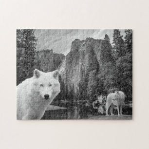 Puzzle Póster del paisaje forestal del arroyo White Wolf 