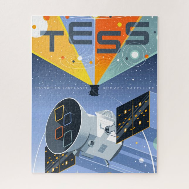 Puzzle Poster del telescopio espacial Tess. (Vertical)