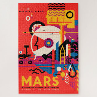 Puzzle Poster del turista de Marte